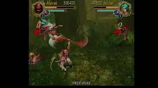 Knights of Valour | Full Game | 2 Player Co-op | Atomiswave on Sega Dreamcast