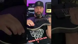 Schecter Solo ii Evil Twin #schecter #guitar #singlecut #metal