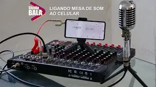 Ligando Mesa de Som em Celular Samsung para Captura de áudio
