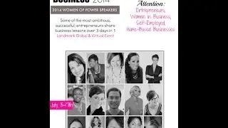2014 Women of Power Virtual Summit- Speaker Teaser Video Coach Cass