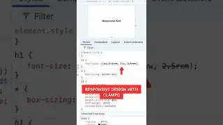 Responsive Design Made Easy with CSS clamp() | No Media Queries! 