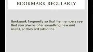 Social Bookmarking Tips for Better Results