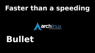 Arch update after a MONTH