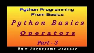 Assignment Operators Python| Python Tutorials for beginers | Operators In Python| Python Tutorial 11