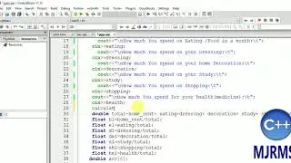 Make a pie chart diagram for house expenditures in C++ using graphics