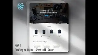 Creating an Online Store with React Part 1 Designing the Banner