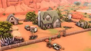 🏜️ Old Strangerville Cabin || Sims 4 Speedbuild || No CC