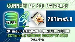 How to connect MS SQL Database with ZKTime5.0 attendance Management system