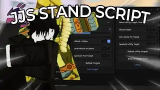 JOJO STAND JJS SCRIPT	| JOJO STAND FOR JJS | SEDSE HUB 