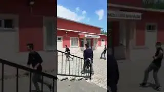 Gazi'de Öğle Arası Güzel Bir Maç (Miraç Ortayı Görmüyor)
