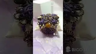 браслет фриволите. Авторский дизайн.