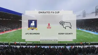 FIFA 23 PS5 - AFC Richmond vs Derby County | Emirates FA CUP | PS5 Gameplay [4K 60FPS]