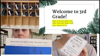 MEET THE TEACHER  // Third grade 2023-2024