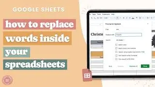 How to Replace Words in Google Sheets (Find & Replace Made Easy)