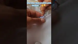 Una idea muy creativa para decorar #coser #sewing #diy #costura #sew #trucos #ideas