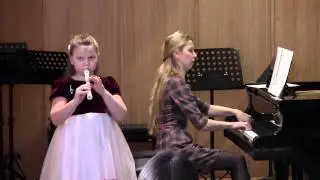 Макарова Елена - выступление на IV конкурсе блокфлейтистов.