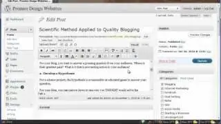 Splitting Your Wordpress Blog Post Using MORE Function