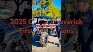 First Impressions on 2025 CanAm Maverick X3 Max X RS Turbo RR with Smart Shox Triple Black #shorts