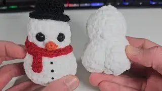 How to do the cheeks for my Cheeky Snowman Pattern🥰😂🍑