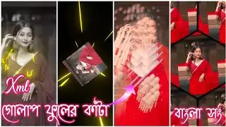 golap fuler kata || গোলাপ ফুলের কাঁটা new trending Bangla Song Xml file video edit by suvo creation🔖