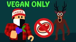 I Tried the VEGAN Challenge in 99 Nights in the Forest
