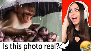 People thinking AI Photos are real 😱 | Bunnymon REACTS