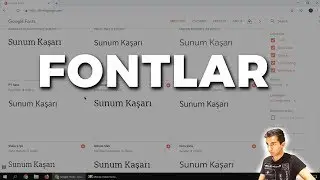 Yeni Fontlar Kullanma ve Başkalarının Kullandığı Fontu Bulma