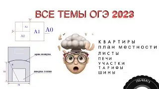 ВСЕ ТЕМЫ ОГЭ 2023 ПО МАТЕМАТИКЕ.