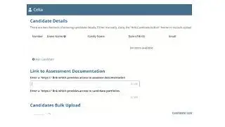 CELTA - Sharing assessor documentation and candidate profiles with Cambridge English