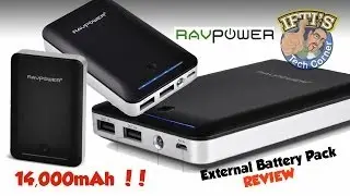 RAVPower Deluxe 14,000mAh Portable Battery Charger Review - iPhone/Android/Nexus/GoPro