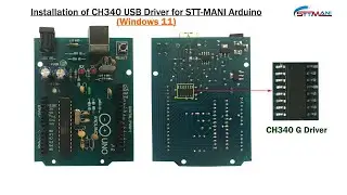 INSTALLATION CH340 USB DRIVER FOR STT MANI ARDUINO WINDOWS 11