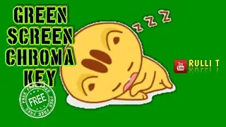 Green Screen HD [1080p] - SLEEPING, ZZZ animation 🔊 sound