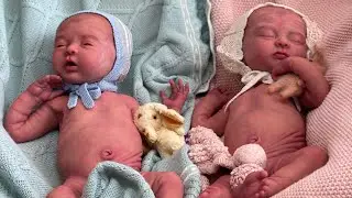 Full body silicone twins Harlan & Hannah Saxton ☀️☀️☀️
