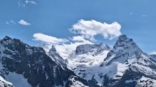 В горы  на Домбае..