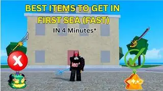 In 4 Minutes: How to Get the BEST Items in First Sea FAST! | Blox Fruits Guide