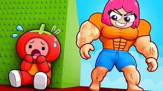 She became a muscleman and took revenge on a friend in Roblox.
