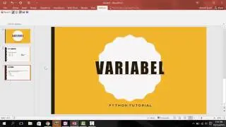 4 Tutorial Python - Variabel