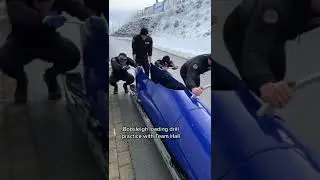 British bobsleigh team feel the rhythm 🔥 