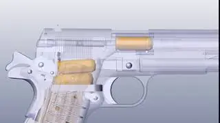Анимация выстрела из Кольт 1911