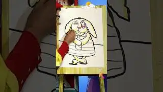 We draw an Alcoholic Rabbit 😅😂  #drawing #coloring #draw #toddlers #cartoon