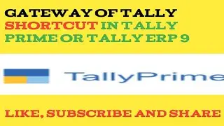 Tally shortcut key /shortcut in Tally Prime or Tally ERP 9#tally #tallyerp9 #tallyprime #tallyaddons