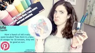 Testing Pinterest ART HACKS!