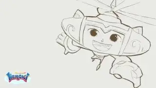 Heroki - Character Sketch Timelapse