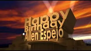 Happy Birthday Allen Espejo
