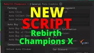 Rebirth Champions X Script 2022 | Auto Farm | Infinite Stamina | Roblox