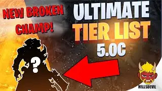 WILD RIFT | Ultimate Tier List Patch 5.0C  | New BROKEN Tier Champ!