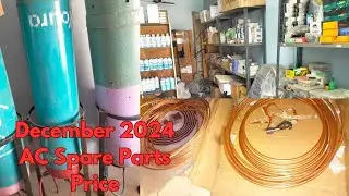 Last December month 2024 | Air Conditioner Spare Parts Market Price | AC Spare parts Rate 2024