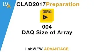 LabVIEW CLAD 004 DAQ Size of Array