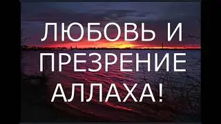 В Тот День каждый явится к Аллаху  в качестве раба. Любовь и презрение Аллаха.