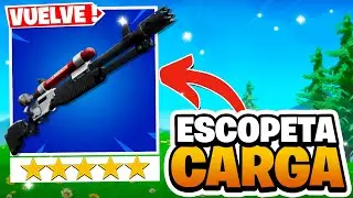 VUELVE LA ESCOPETA DE CARGA A FORTNITE Y ES INCREÍBLE